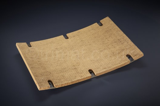 mine hoist brake linings, mine hoist friction materials, reclaimer brake linings,