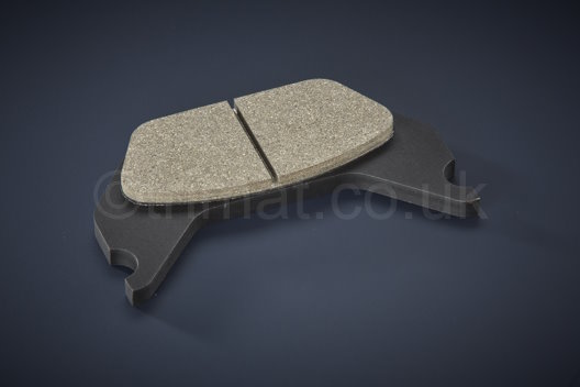 semi metallic brake pads, over molded disc brake pads, press molded friction material